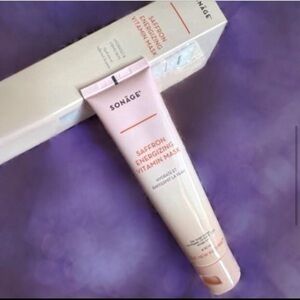 Sonage Saffron Energizing Vitamin Mask Full Size w CoQ10 + FREE BRUSH 50ml *NEW